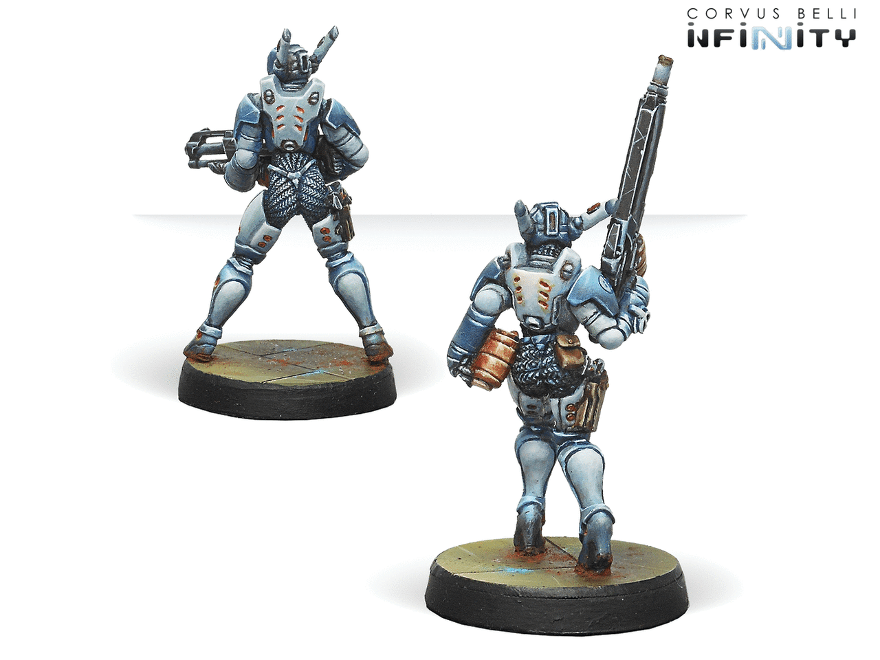 Infinity Orc Troop Pack - HMG/Boarding Shotgut RP/AF - PanOceania