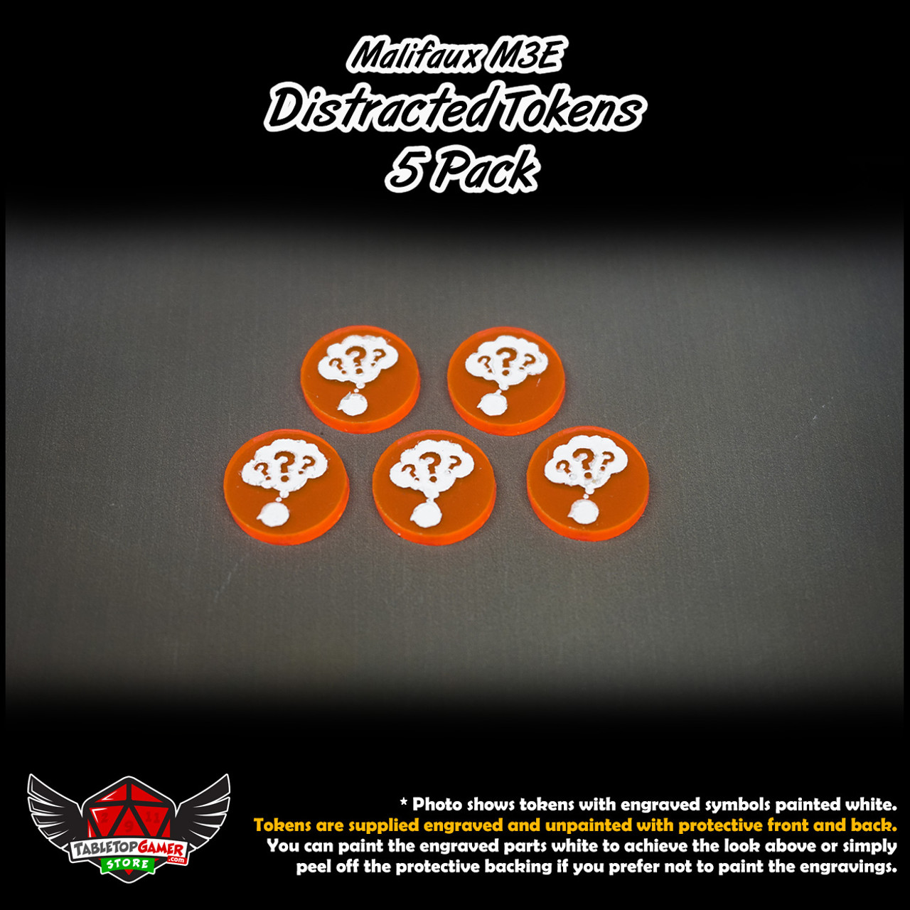 Malifaux M3E Distracted Tokens - 5 Pack