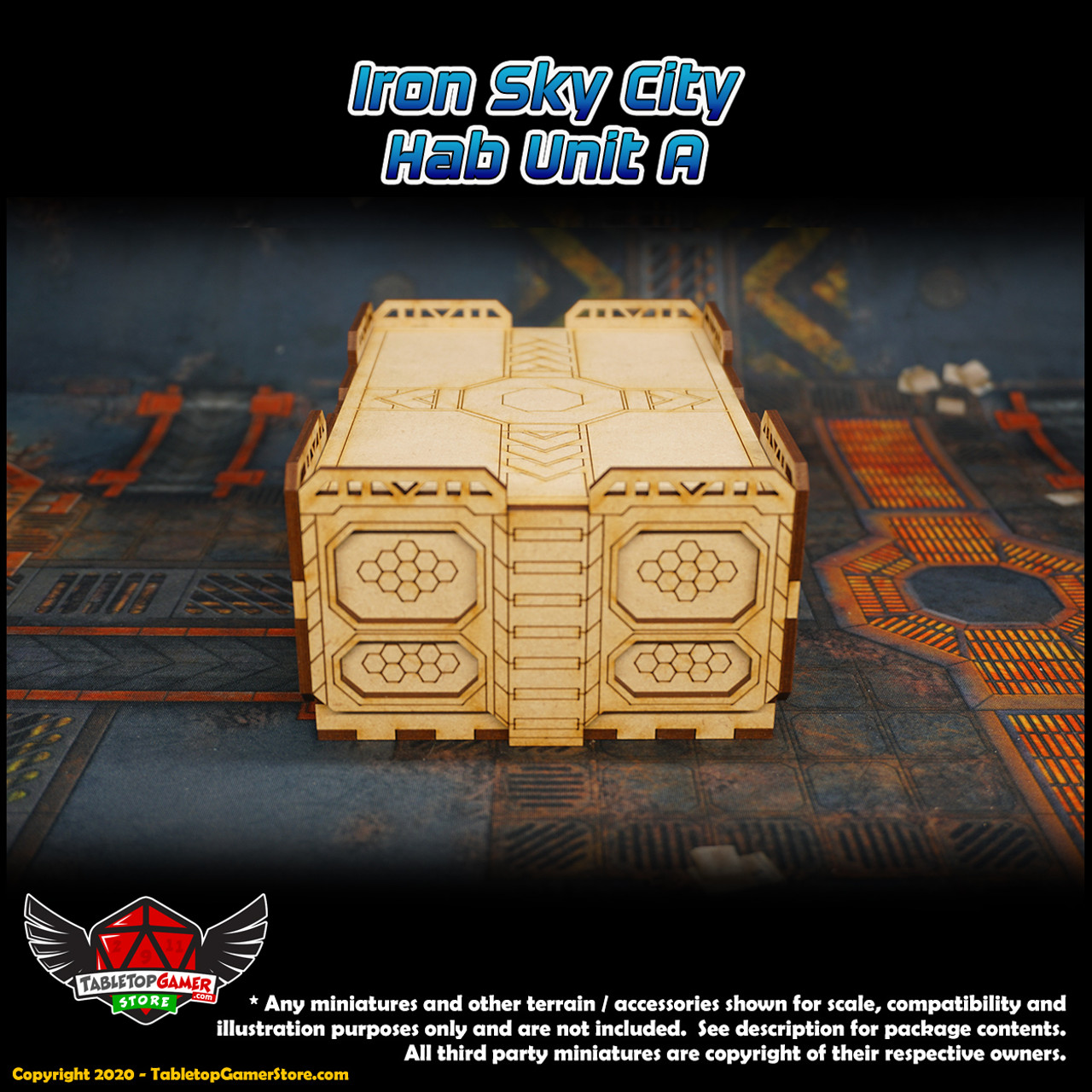 Iron Sky City Hab Unit A - 3 Pack