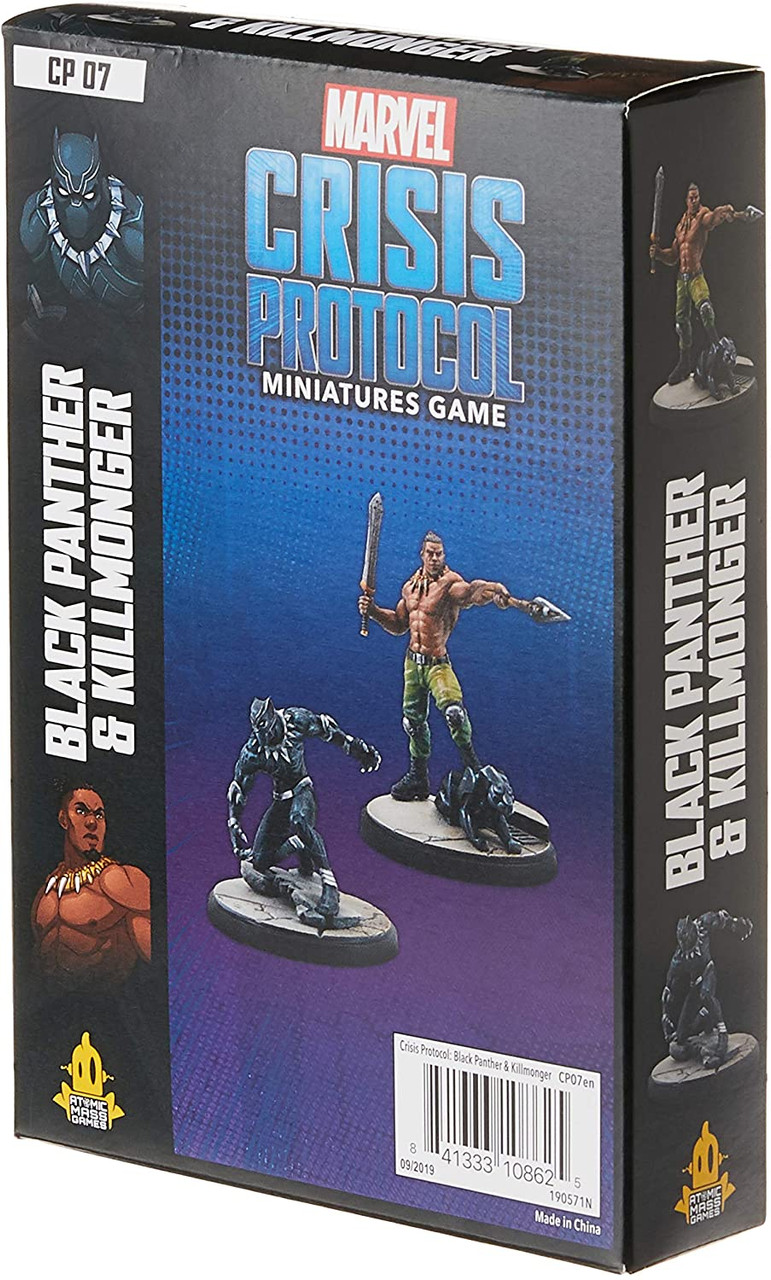 Marvel Crisis Protocol: Black Panther and Killmonder Character Pack