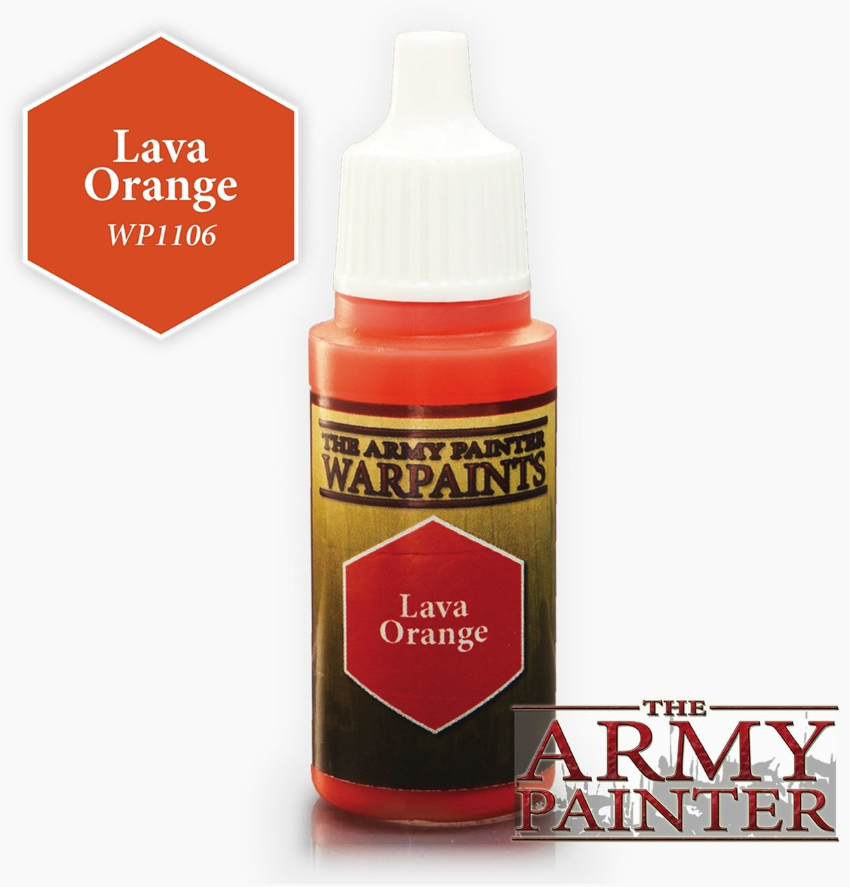 Army Painter: Warpaints Lava Orange 18ml