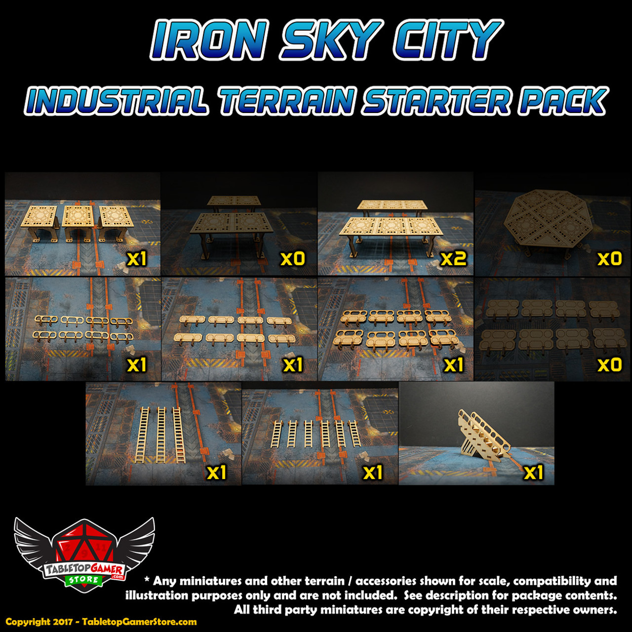 Iron Sky City Industrial Terrain Starter Pack