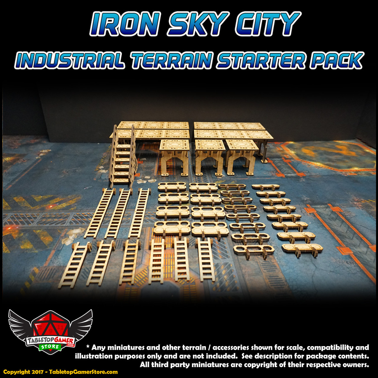 Iron Sky City Industrial Terrain Starter Pack