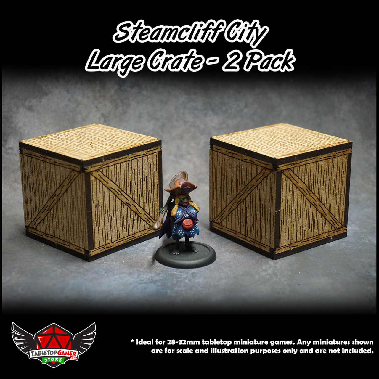 Steamcliff City Large Crate Set - 2 Pack
