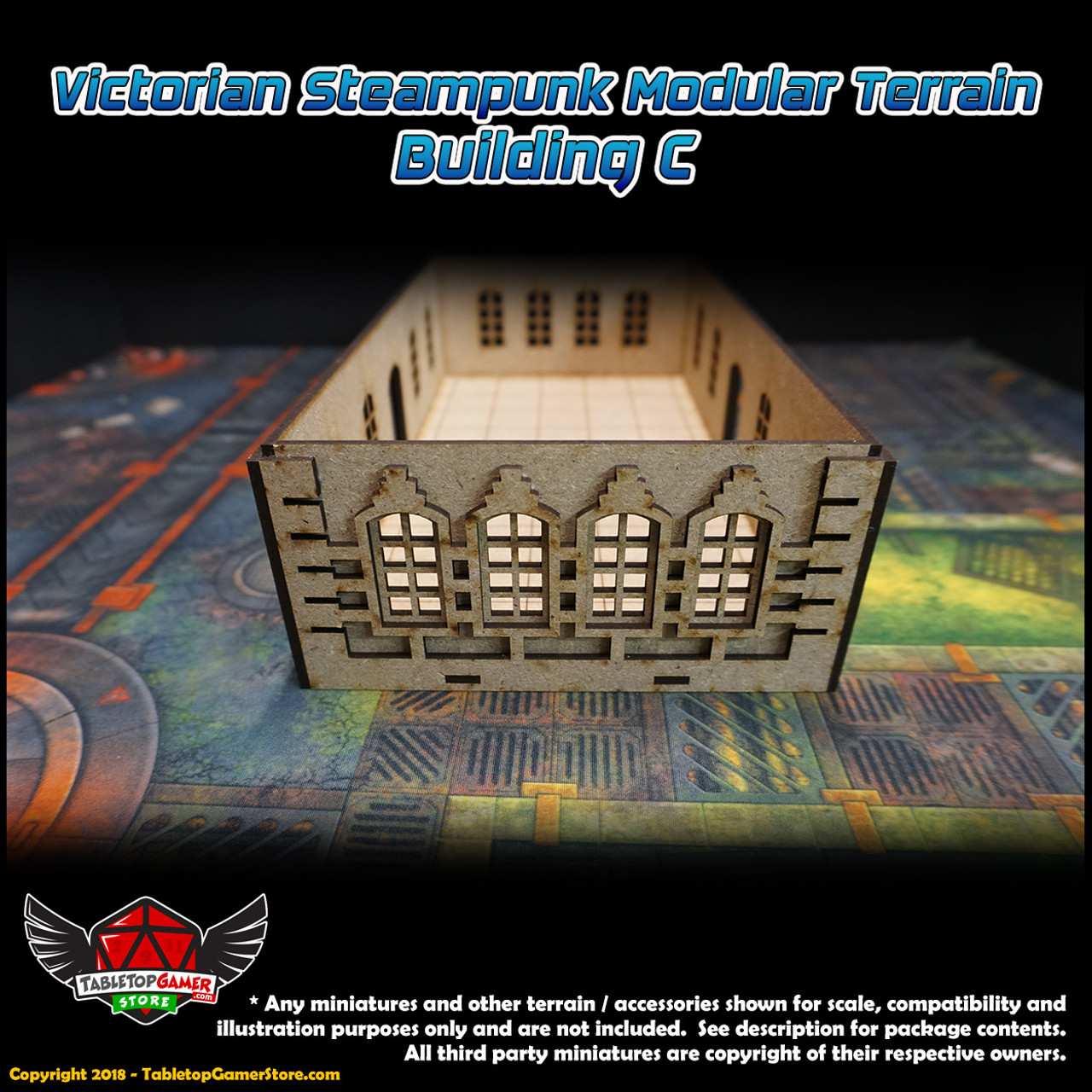 Victorian Steampunk Modular Terrain - Building Type C