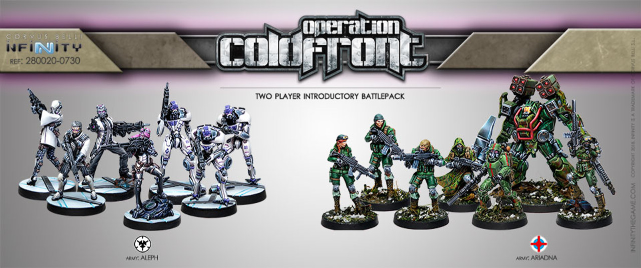 Infinity Operation Coldfront Two Player Introductory Battle Pack - ALEPH / Ariadna