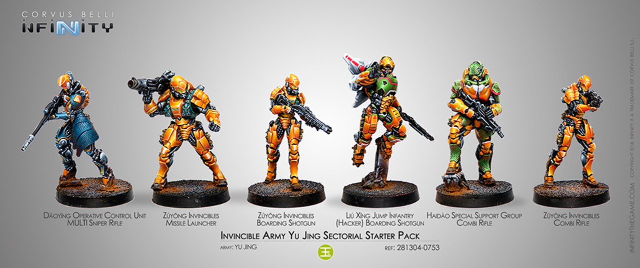 Infinity Invincible Army Sectorial Starter Pack - Yu Jing