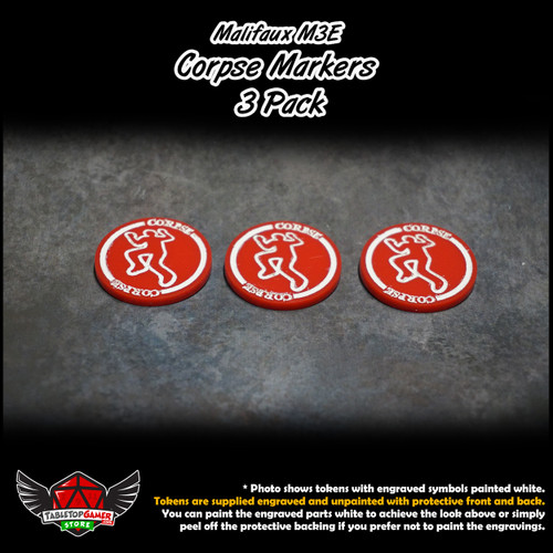 Malifaux M3E Corpse Markers - 3 Pack