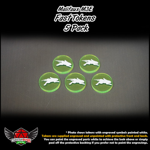 Malifaux M3E Fast Tokens - 5 Pack