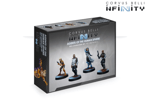 Infinity Civilians Agents of the Human Sphere RPG Characters Set