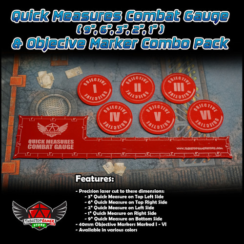 Quick Measures Combat Gauge & Objective Marker Combo Pack