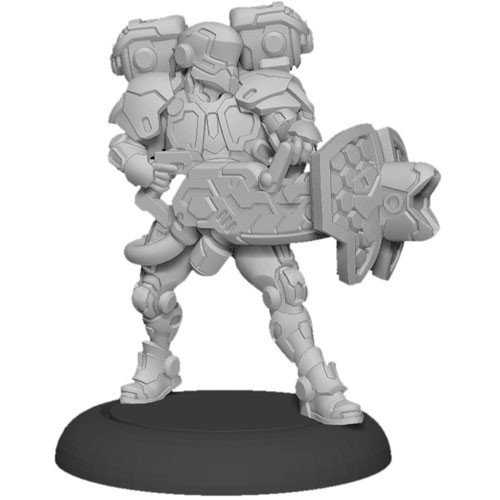 Warcaster Neo-Mechanika Iron Star Alliance - Paladin Aegis Attachment Warcaster Neo-Mechanika Iron Star Alliance - Paladin Aegis Attachment