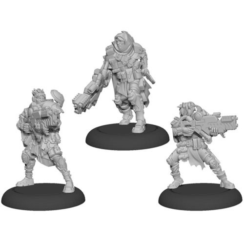 Warcaster Neo-Mechanika Marcher Worlds - Ranger Fire Team Squad (3)