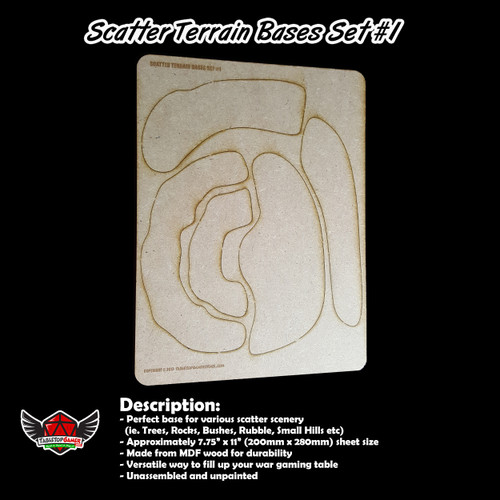 Scatter Terrain Bases Set 1