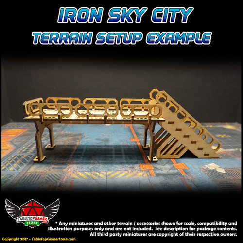 Iron Sky City Small Railing Set A