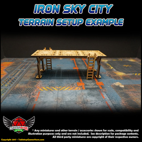 Iron Sky City Short Ladders Set