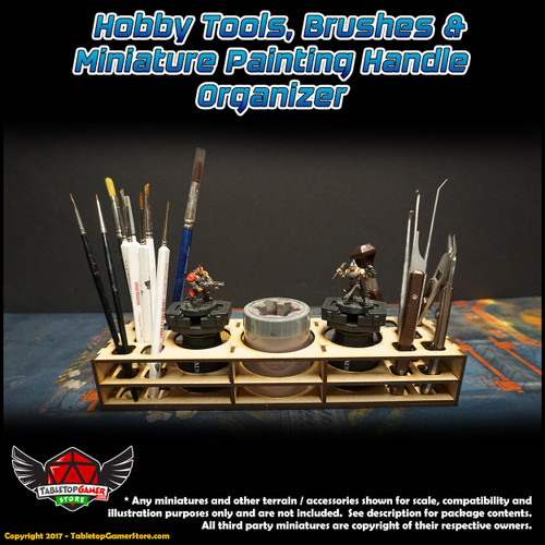 TTG Modular Hobby Tools, Brushes & Miniature Painting Handle Organizer -   Online Store