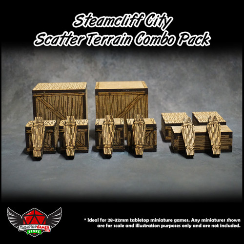 Steamcliff City Scatter Terrain Combo Pack