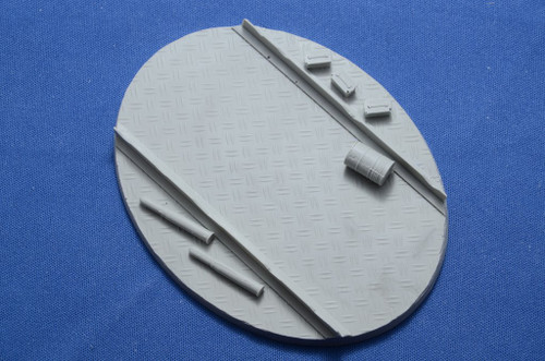 Elriks Diamond Plate Round Bases - 120x92mm - Oval - 1 Pack