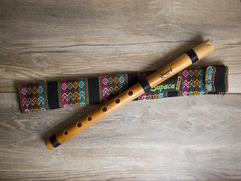 Professional Lupaca bamboo Quenacho in D - Native Flute Store