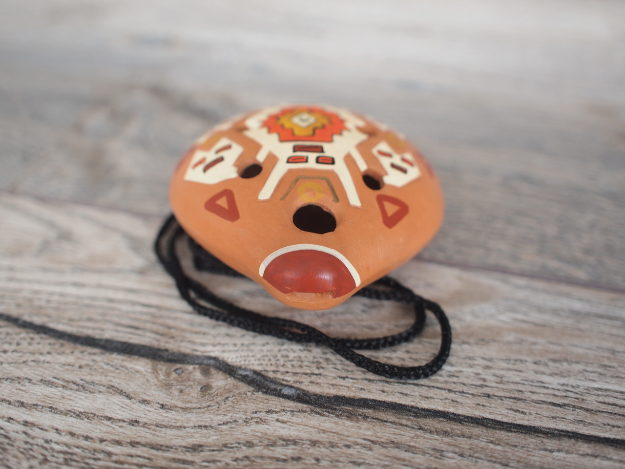 Ocarina- God Kon paracas culture - Whistle Flute - Native Flute Store