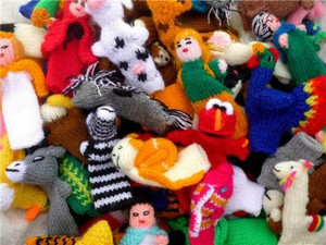 2000 Handwoven- Finger Puppets - Wholesale Peruvian Toy 2000 Handwoven- Finger Puppets - Wholesale Peruvian Toy