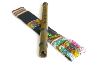 Professional Lupaca Guaiacum (Guayacan) wood Quena Flute in G