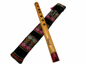 Professional Lupaca bamboo Quena with red wood mouthpiece in G Professional Lupaca bamboo Quena with red wood mouthpiece in G
