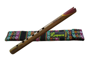 Professional Premium Lupaca Guayacan wood Quena II in G Professional Premium Lupaca Guayacan wood Quena II in G
