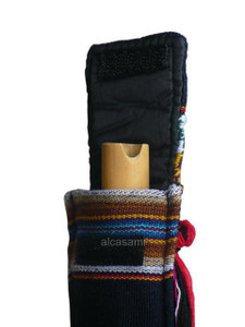 Transverse flute in G case - Peruvian designs Transverse flute in G case - Peruvian designs