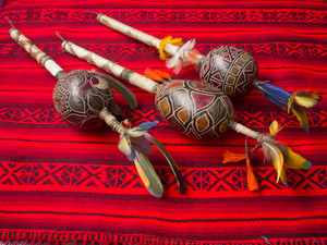 Shamanic Maracas shakers - Amazon Jungle Shamanic Maracas shakers - Amazon Jungle