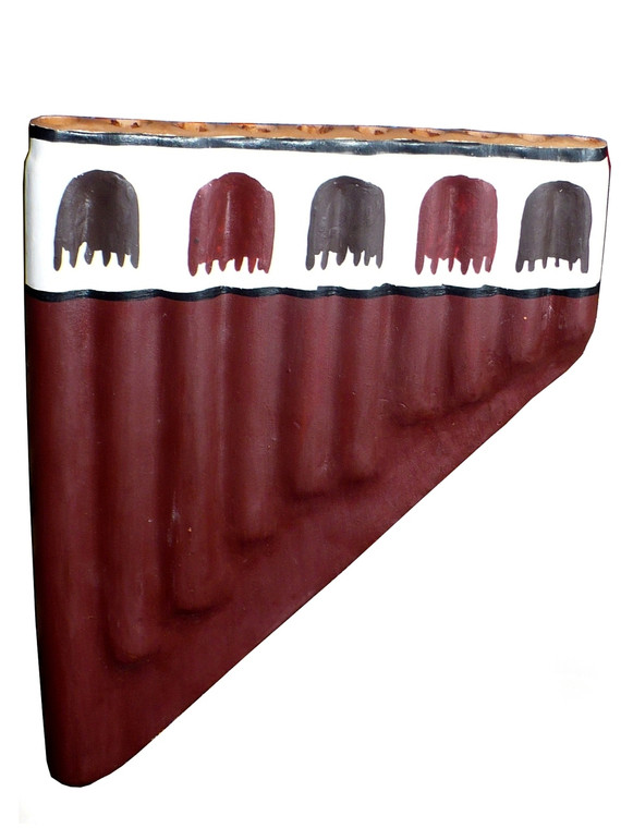 Ancient antara Nazca clay pan flute Replica