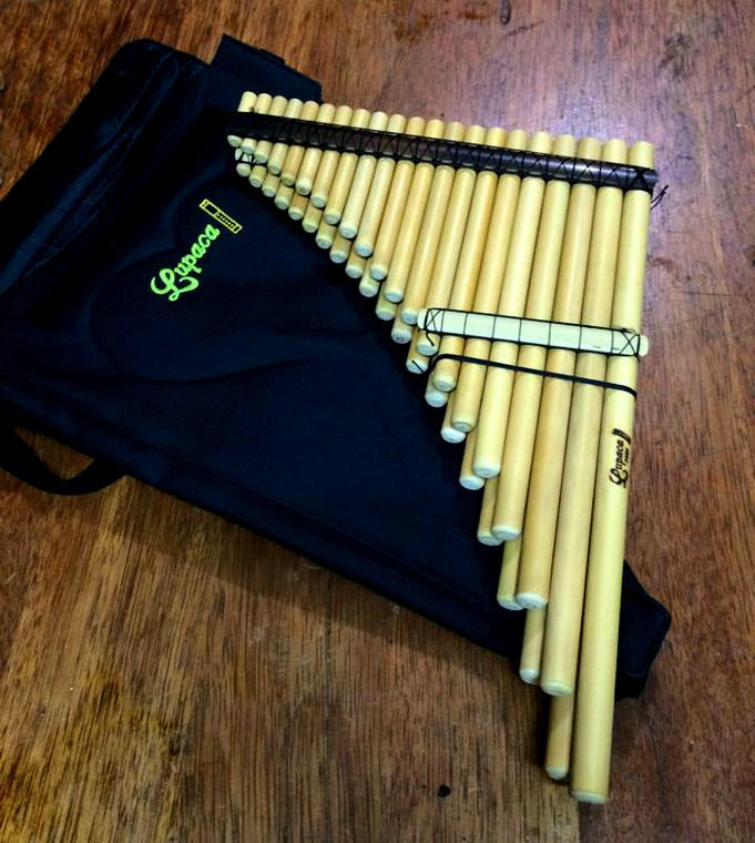 Professional Lupaca Chromatic zampoña panflute 41 pipes