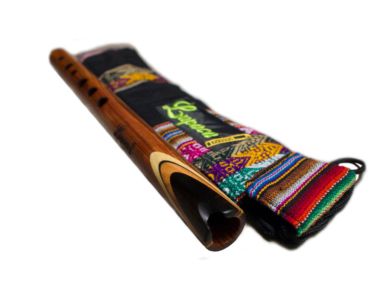 Premium Lupaca Quena in Jacaranda and Ebony Premium Lupaca Quena in Jacaranda and Ebony