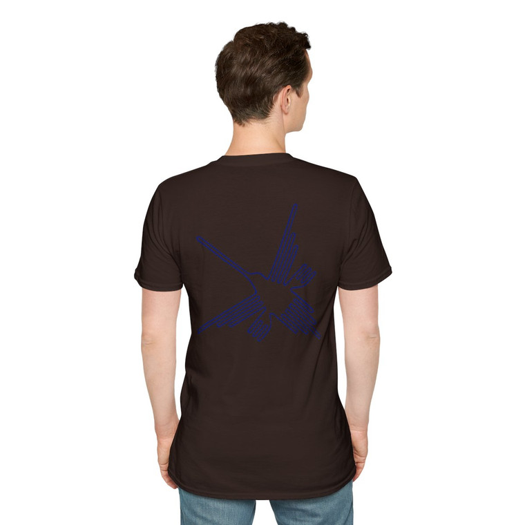 Nazca Lines - Hummingbird - Unisex Softstyle T-Shirt