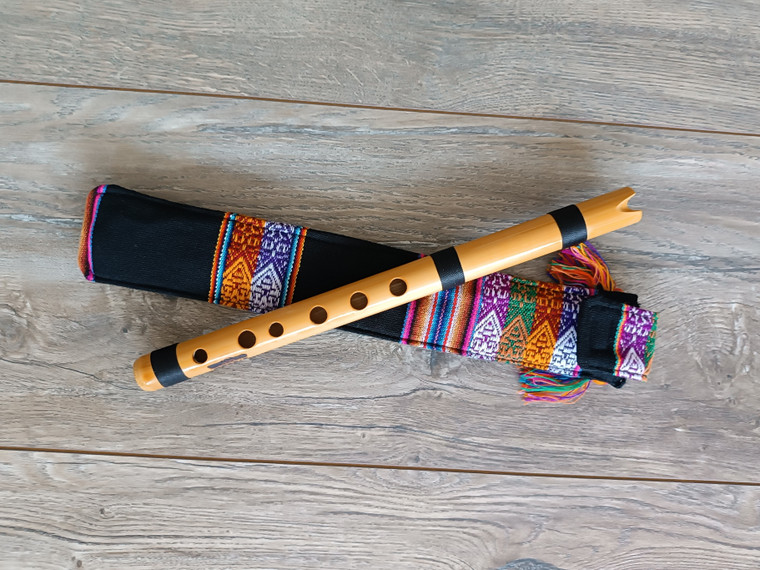 Elwi bamboo quena flute in A