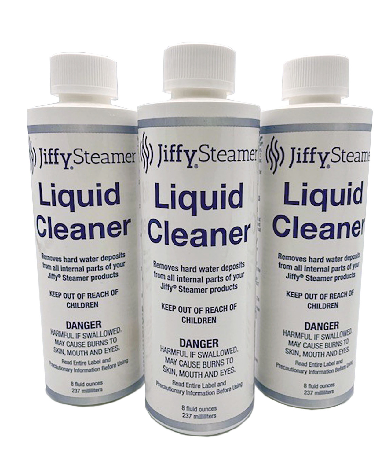 Liquid Cleaner and Descaler (3 Bottles) Jiffy® Steamer
