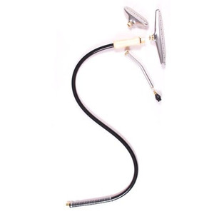 7.5' Drapery Hose with Plastic Steam Head - Jiffy® Steamer