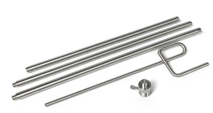 Rod Set Complete with Base Adapter and Thumb Screw - Style A