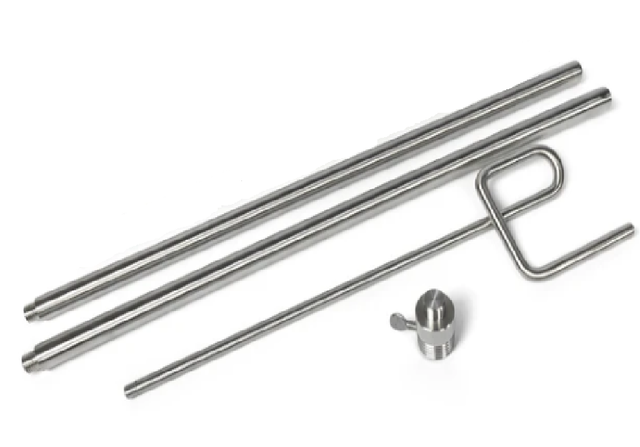 Rod Set Complete with Base Adapter and Thumb Screw - Style A