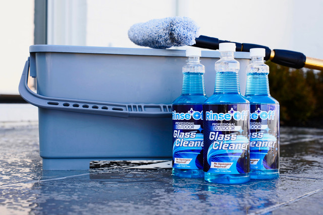Rinse Off Concentrated Window Cleaning Solution - Case of 12 x 32 Ounce Bottles