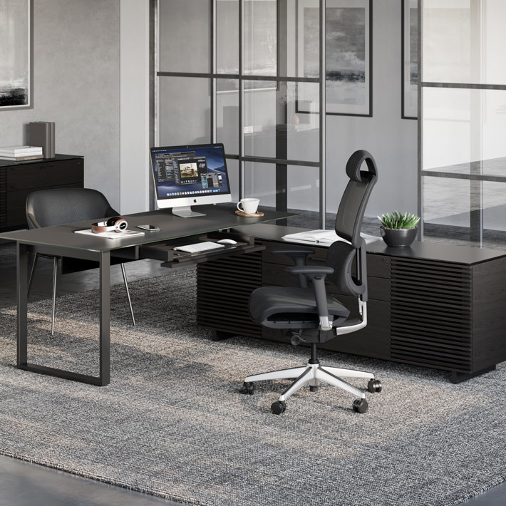 desks and desk chairs for home offices