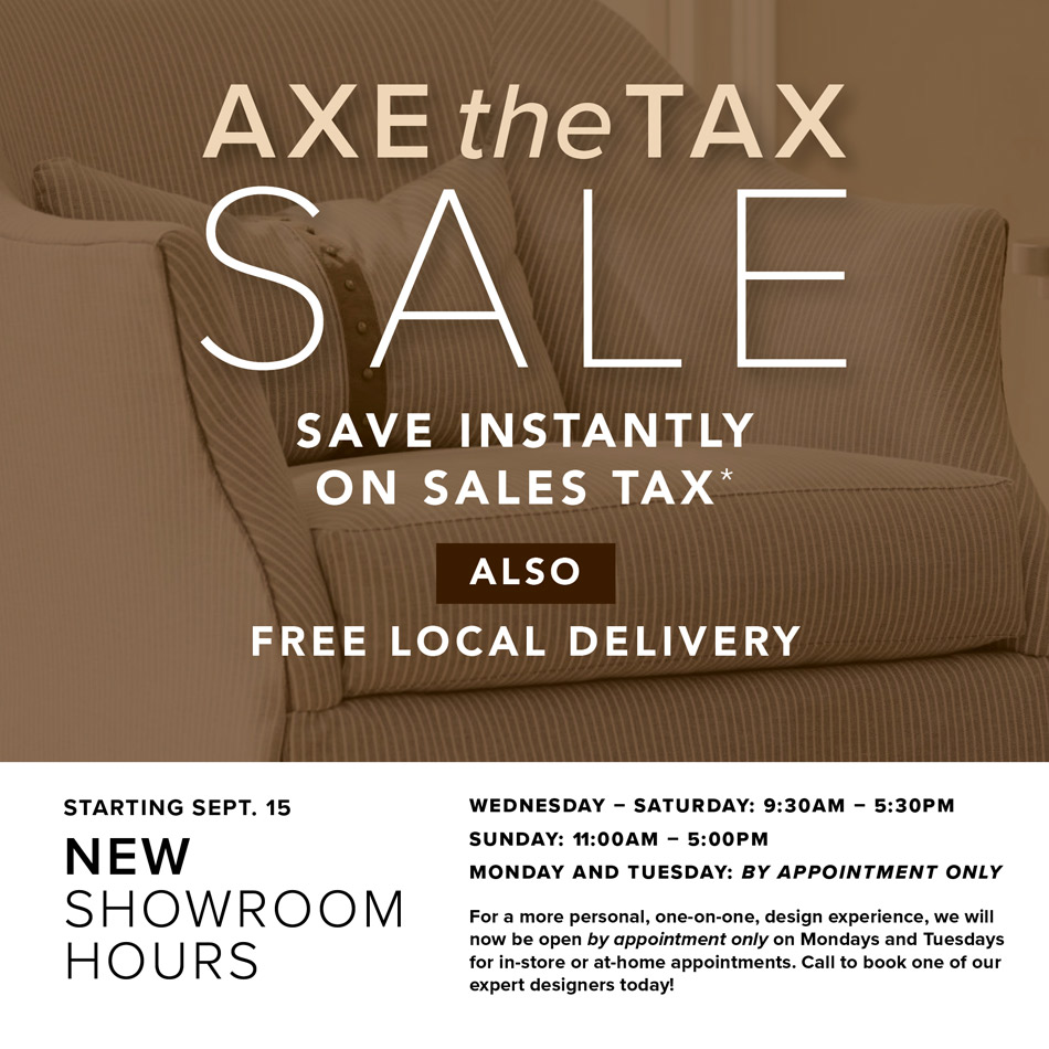 Axe the Tax Sale and Free Local Delivery