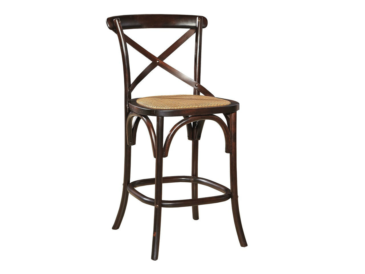 Fairview Bentwood Counter Stool Black Country Willow