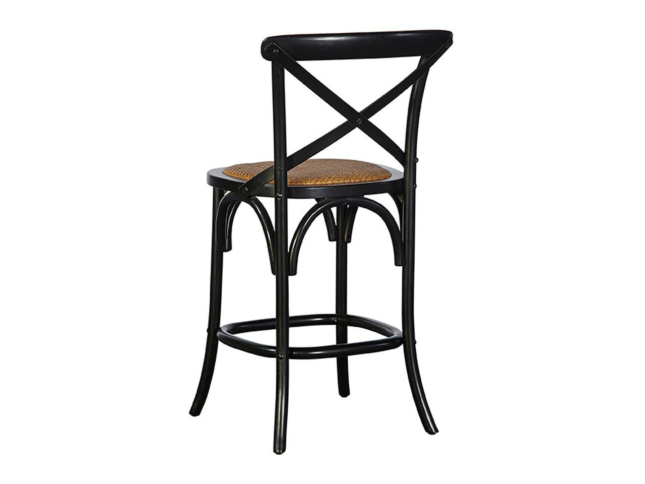 Fairview Bentwood Counter Stool Black Country Willow