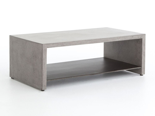 Fulton Concrete Waterfall Coffee Table