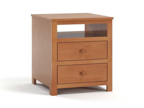 RF Exeter Two Drawer Nightstand with Open Top