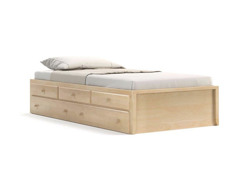 RF Shaker Three Drawer Bed with Storage Trundle