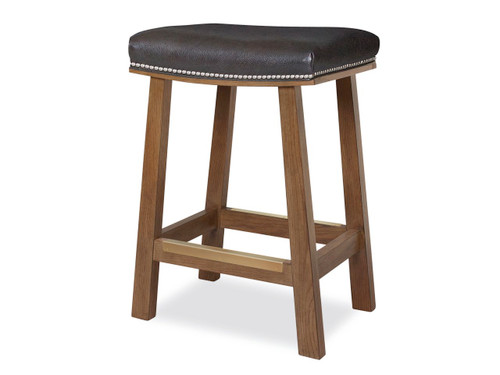 Thistle Leather Counter Stool