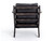 Fulton Mid-Century Lounge Chair - Black Leather